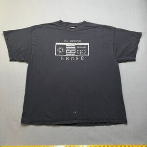 Nintendo O.G. Original Gamer T-Shirt Mens XL Black NES Controller  Tee Y2K‎